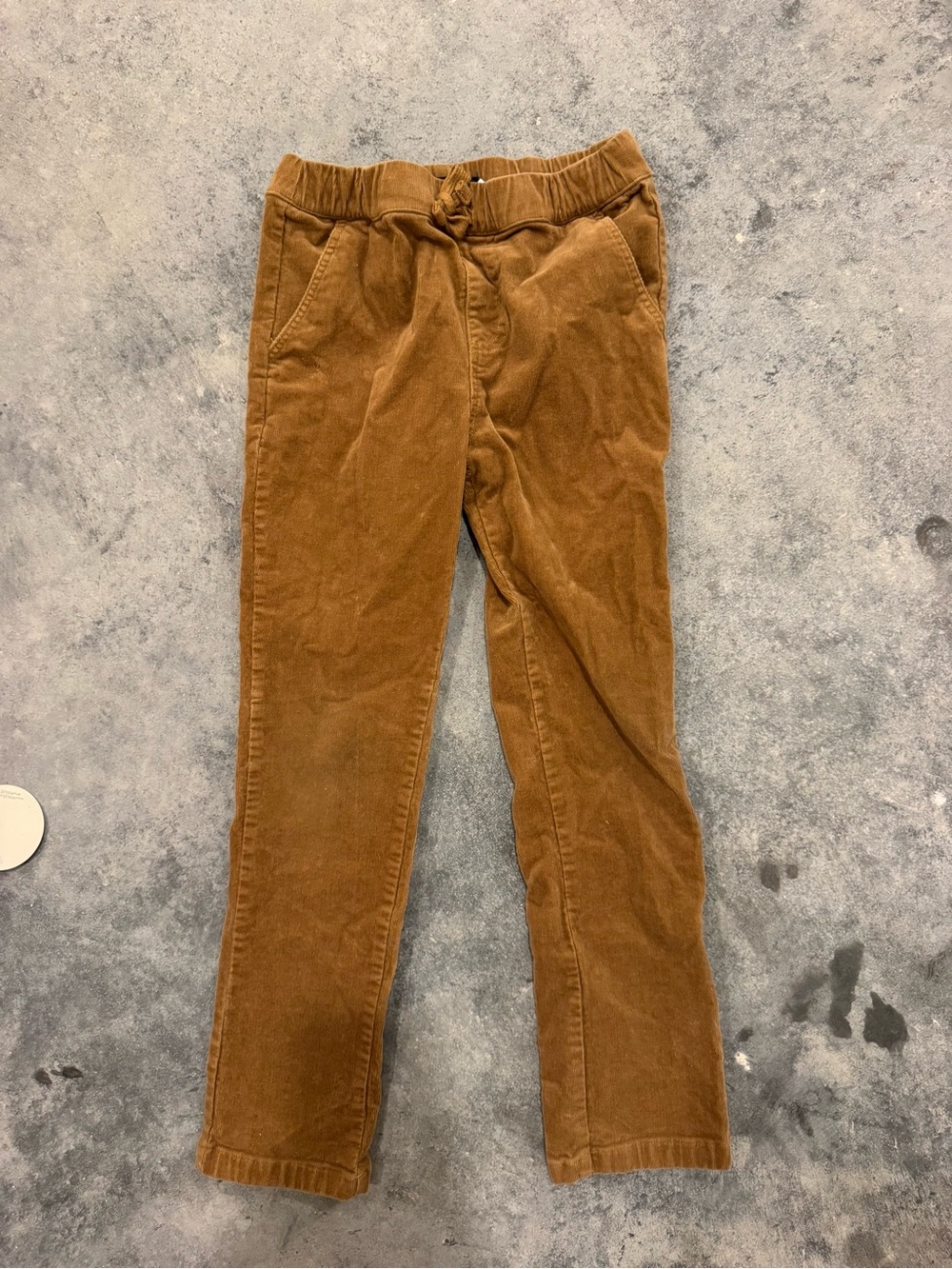 Andy & Evan Tan Corduroy Pull-On Pants